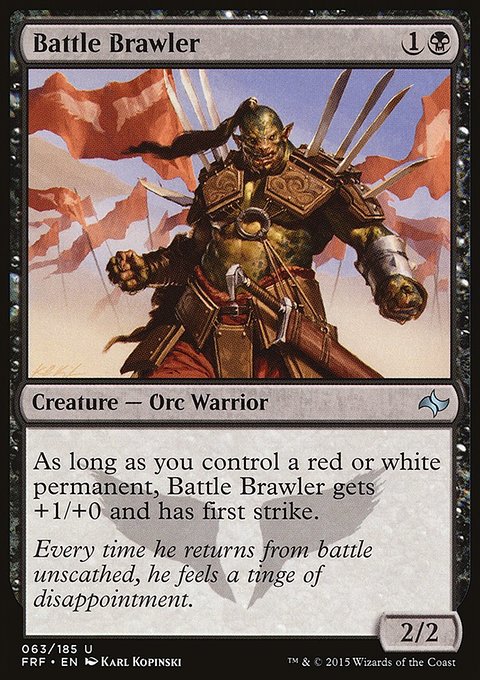 Battle Brawler, Fate Reforged #63, Magic: The Gathering card