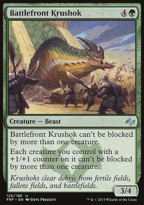 Battlefront Krushok, Fate Reforged #125, Magic: The Gathering card