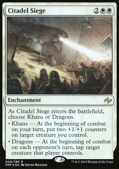 Citadel Siege, Fate Reforged #8★, Magic: The Gathering card