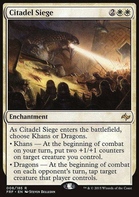 Citadel Siege, Fate Reforged #8, Magic: The Gathering card