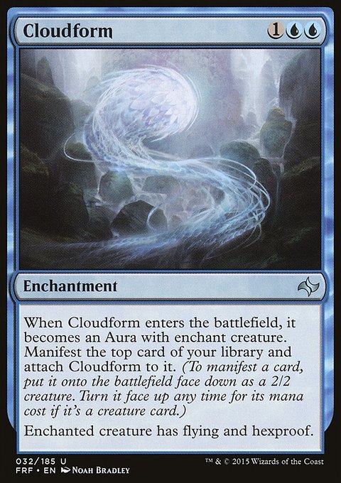 Cloudform, Fate Reforged #32, Magic: The Gathering card