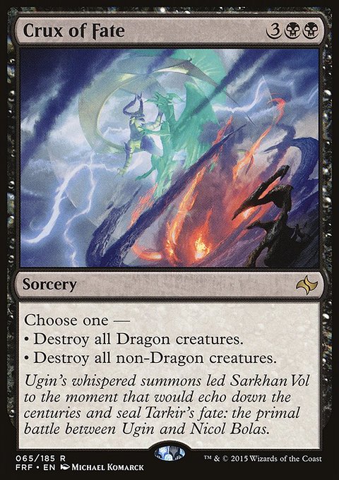 Crux of Fate, Fate Reforged #65, Magic: The Gathering card