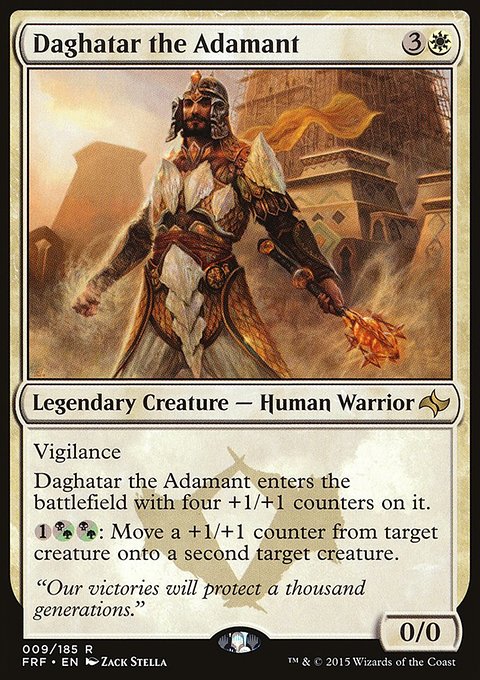 Daghatar the Adamant, Fate Reforged #9, Magic: The Gathering card
