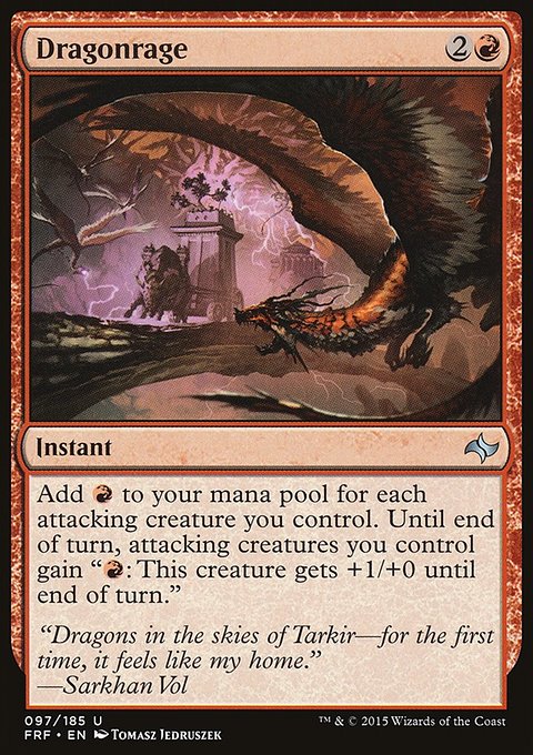 Dragonrage, Fate Reforged #97, Magic: The Gathering card