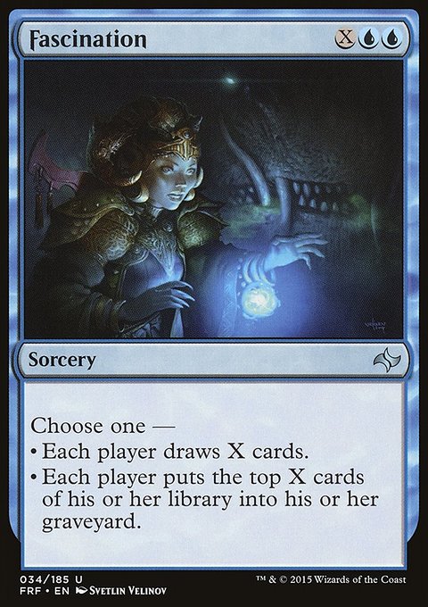 Fascination, Fate Reforged #34, Magic: The Gathering card