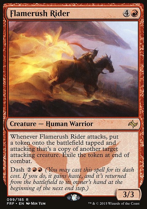 Flamerush Rider, Fate Reforged #99, Magic: The Gathering card