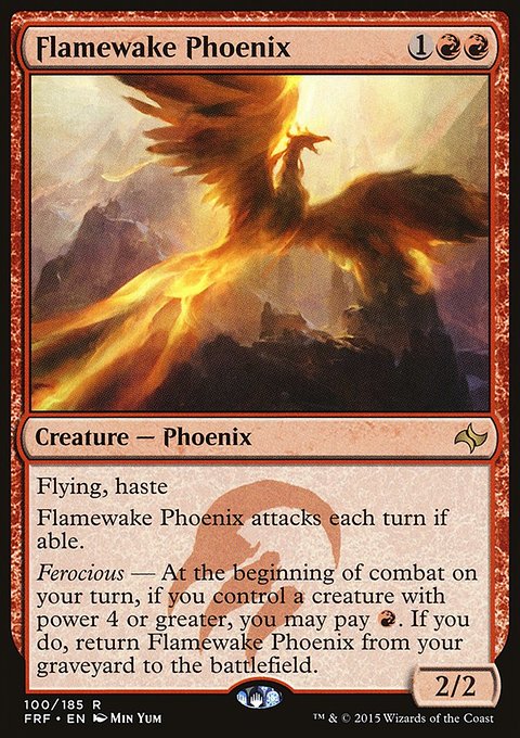 Flamewake Phoenix, Fate Reforged #100, Magic: The Gathering card