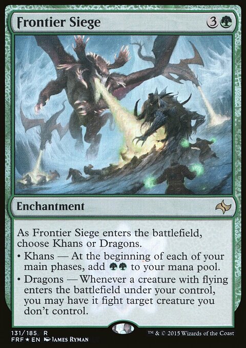 Frontier Siege, Fate Reforged #131★, Magic: The Gathering card