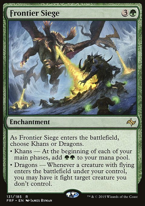 Frontier Siege, Fate Reforged #131, Magic: The Gathering card