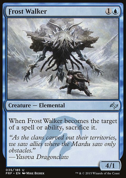 Frost Walker, Fate Reforged #35, Magic: The Gathering card