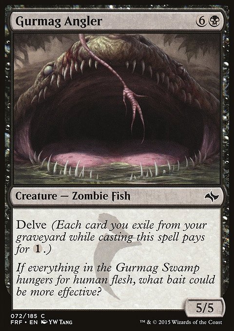 Gurmag Angler, Fate Reforged #72, Magic: The Gathering card