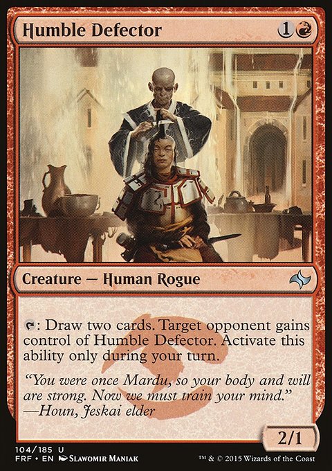 Humble Defector, Fate Reforged #104, Magic: The Gathering card