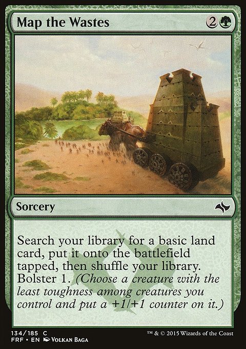 Map the Wastes, Fate Reforged #134, Magic: The Gathering card