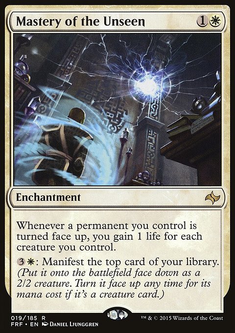 Mastery of the Unseen, Fate Reforged #19, Magic: The Gathering card