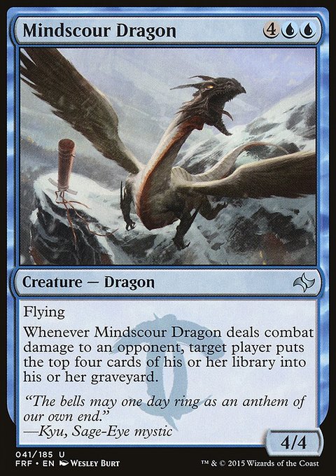 Mindscour Dragon, Fate Reforged #41, Magic: The Gathering card