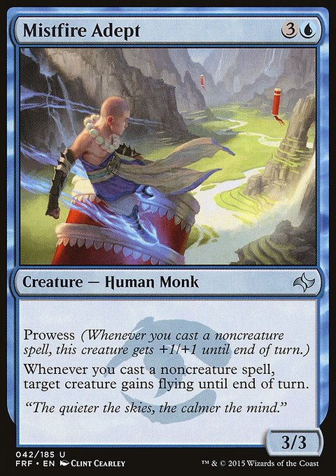 Mistfire Adept, Fate Reforged #42, Magic: The Gathering card