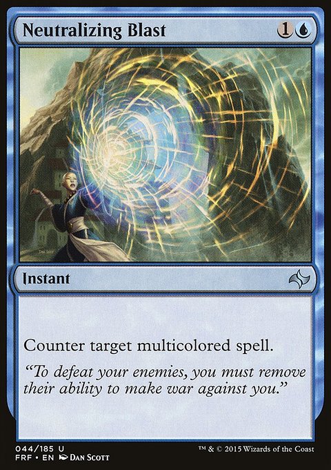Neutralizing Blast, Fate Reforged #44, Magic: The Gathering card