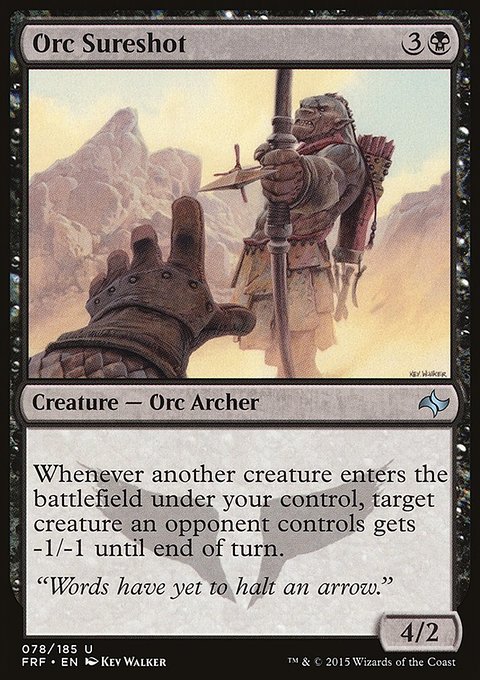 Orc Sureshot, Fate Reforged #78, Magic: The Gathering card