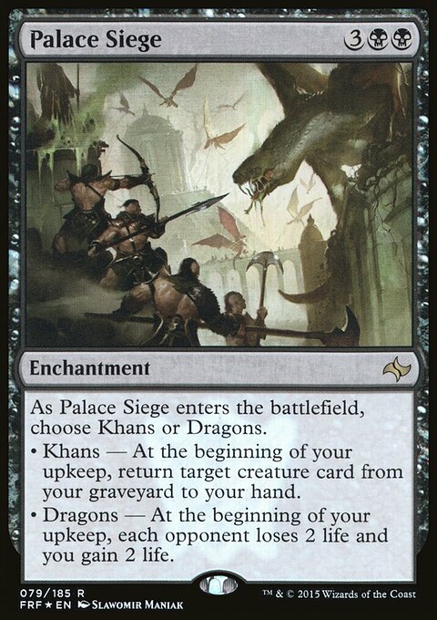 Palace Siege, Fate Reforged #79★, Magic: The Gathering card