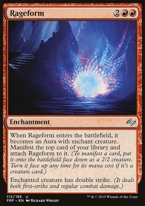 Rageform, Fate Reforged #112, Magic: The Gathering card