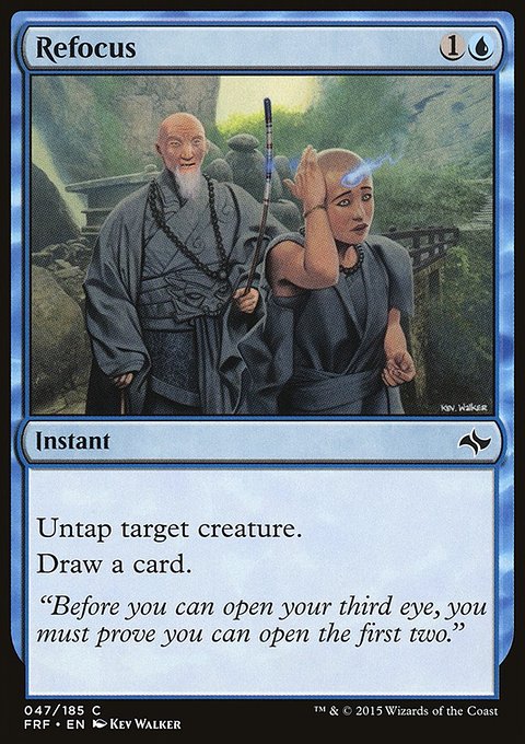 Refocus, Fate Reforged #47, Magic: The Gathering card
