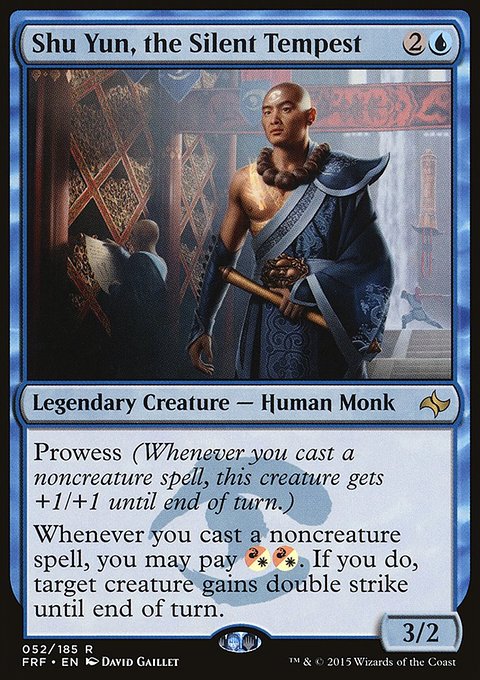 Shu Yun, the Silent Tempest, Fate Reforged #52, Magic: The Gathering card