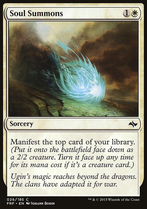 Soul Summons, Fate Reforged #26, Magic: The Gathering card