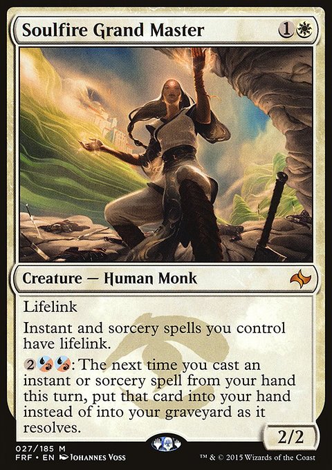 Soulfire Grand Master, Fate Reforged #27, Magic: The Gathering card