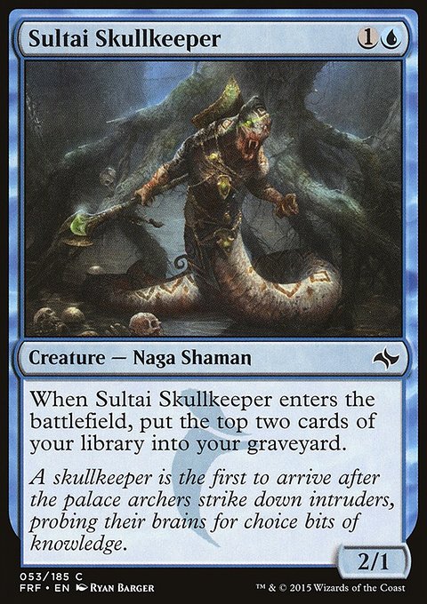 Sultai Skullkeeper, Fate Reforged #53, Magic: The Gathering card