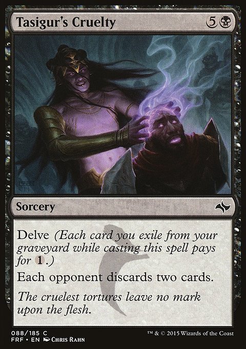 Tasigur's Cruelty, Fate Reforged #88, Magic: The Gathering card
