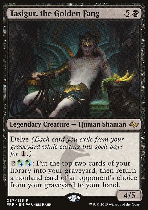 Tasigur, the Golden Fang, Fate Reforged #87, Magic: The Gathering card