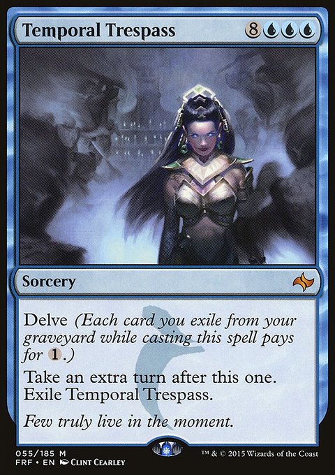 Temporal Trespass, Fate Reforged #55, Magic: The Gathering card