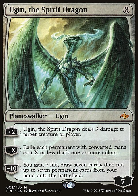 Ugin, the Spirit Dragon, Fate Reforged #1, Magic: The Gathering card
