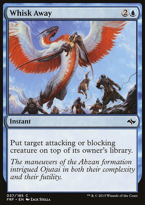 Whisk Away, Fate Reforged #57, Magic: The Gathering card