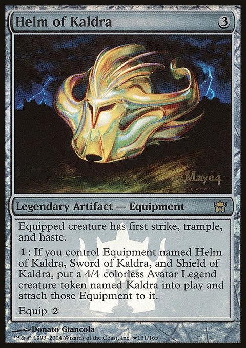 Helm of Kaldra, Fifth Dawn Promos #131★, Magic: The Gathering card