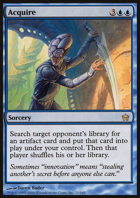 Acquire, Fifth Dawn #21, Magic: The Gathering card
