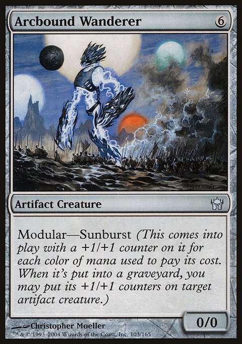 Arcbound Wanderer, Fifth Dawn #103, Magic: The Gathering card