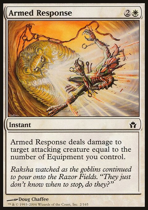 Armed Response, Fifth Dawn #2, Magic: The Gathering card