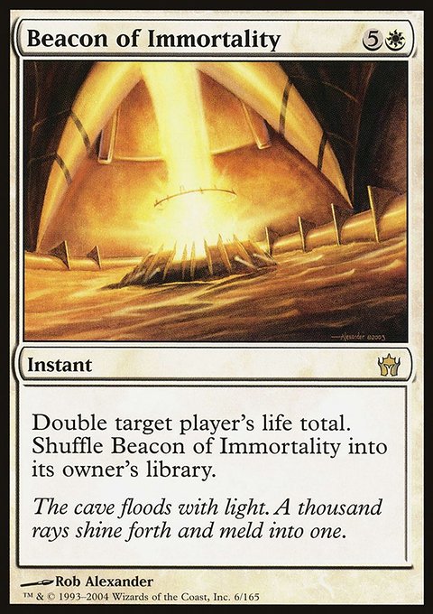 Beacon of Immortality, Fifth Dawn #6, Magic: The Gathering card