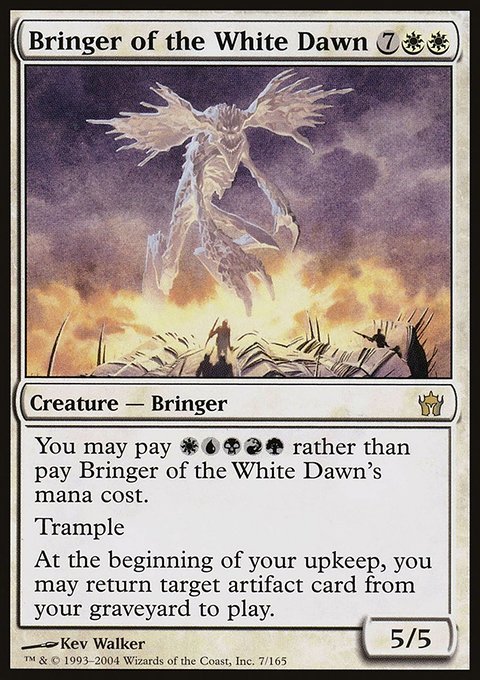 Bringer of the White Dawn, Fifth Dawn #7, Magic: The Gathering card
