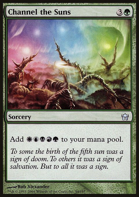 Channel the Suns, Fifth Dawn #84, Magic: The Gathering card