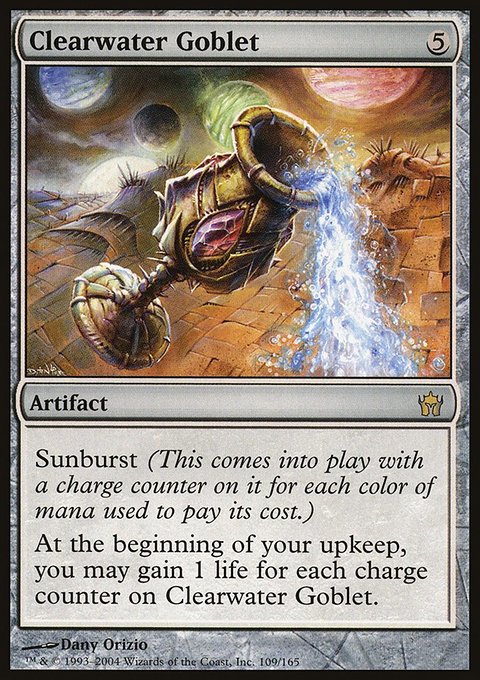 Clearwater Goblet, Fifth Dawn #109, Magic: The Gathering card
