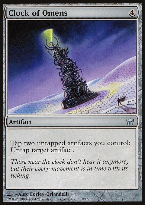 Clock of Omens, Fifth Dawn #110, Magic: The Gathering card