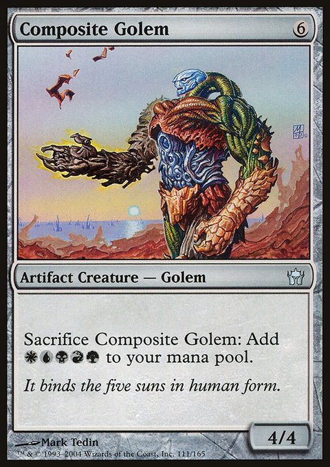 Composite Golem, Fifth Dawn #111, Magic: The Gathering card