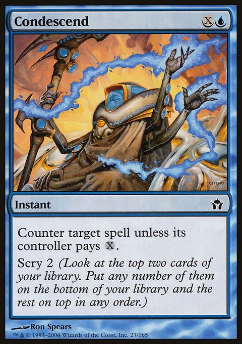 Condescend, Fifth Dawn #27, Magic: The Gathering card