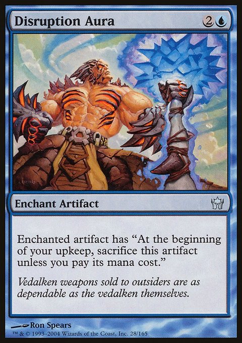 Disruption Aura, Fifth Dawn #28, Magic: The Gathering card