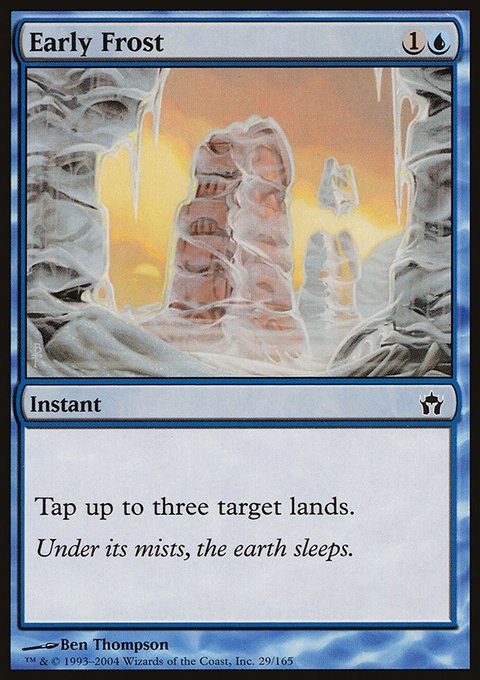 Early Frost, Fifth Dawn #29, Magic: The Gathering card