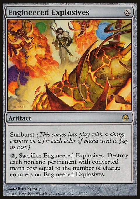 Engineered Explosives, Fifth Dawn #118, Magic: The Gathering card