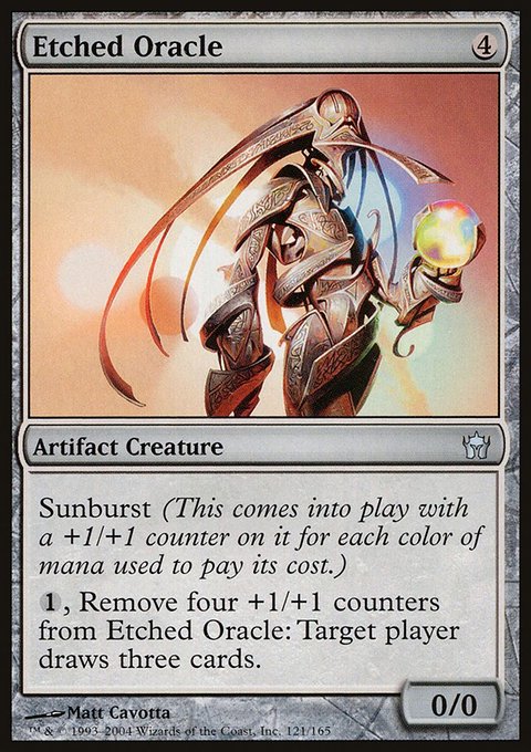 Etched Oracle, Fifth Dawn #121, Magic: The Gathering card