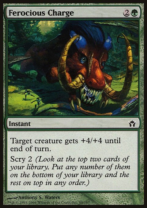 Ferocious Charge, Fifth Dawn #88, Magic: The Gathering card